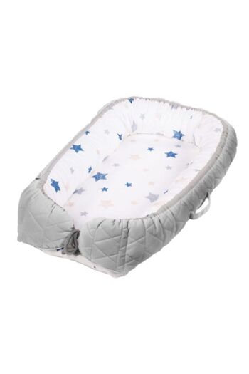 DacEnergy Baby Nest baby sleeping basket, with 2 sides, satin and velvet, newborns, sal...