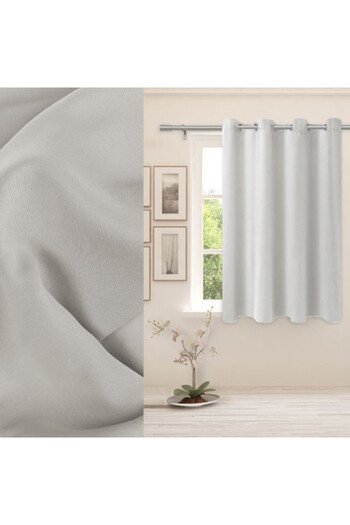 OEM Decorative curtain with rings, 140 x 140 cm, Ecru