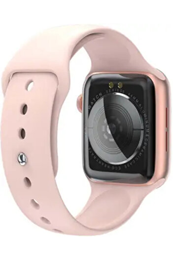 Generic Smart Watch Series 10 S16 – 3 Bands – Fitness Tracker – Pink/Orange – Touch Screen
