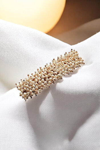 PETEK AKSESUAR Design Crystal Automatic Clip Buckle 7 Cm.