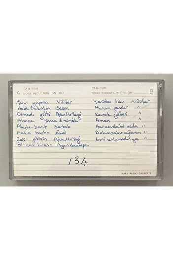 Raks Turkish Pop Special Fill-Up Cassette (Periodic Fill-Up Cassette Song List Is on the Cassette Cover) Ref:05