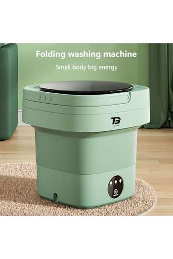 Tebnaild Mini washing machine, Tebnaild, Portable, 6.5L, Green