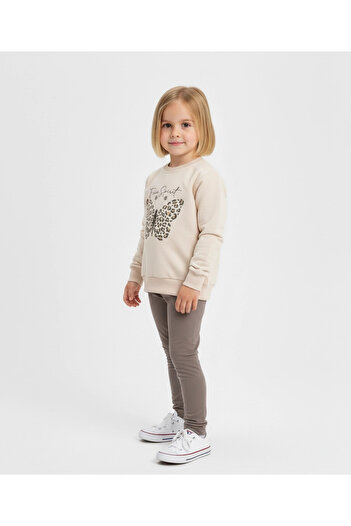 My Hanne Butterfly Printed Girl's Suit 20458