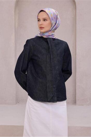 Belli Tivil Pure Silk Scarf 4210 - 50 Λιλά Μοτίβο λουλουδιών