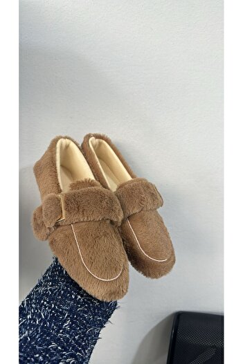 Slipcat Soft Plush Buckle Women's Home Slippers No Noise Lightweight Sole Slippers Home Slippers