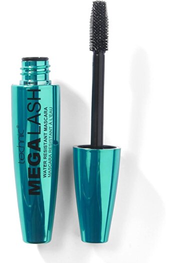 TECHNIC Mega Lash Water Resistant Mascara - Vegan, Ultra Black, Water Resistant, Hard Wearing, Lash