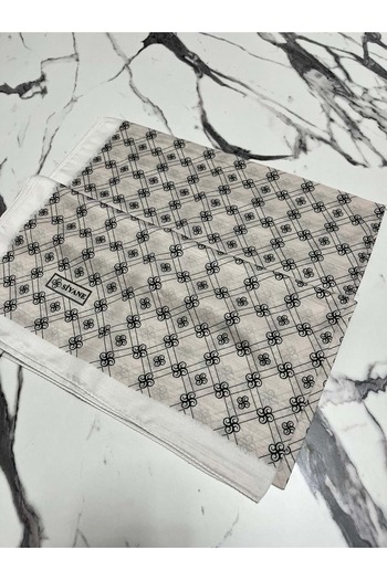 MERAM BUTİK Siyane Monogram Shawl - 25