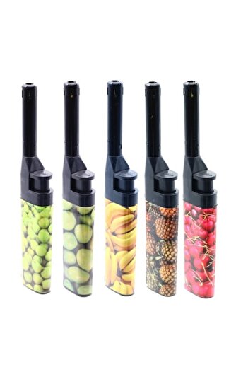 OEM Set 5 pieces, Stove lighter with adjustable flame button, lighter type, 14.5 cm