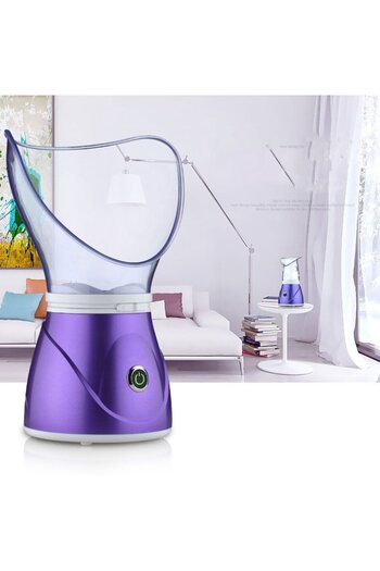 OEM 2-in-1 Facial & Nasal Sauna - 150 W Power, Rapid Heating, Stimulates Blood Circulation, Purple