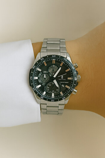NAUTICAL Functional Steel Men's Wristwatch