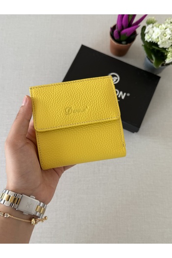 DERKON Genuine Leather Juno Model Women's Wallet in a Size That Will Fit in Any Bag