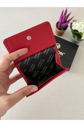 DERKON Genuine Leather Juno Model Women's Wallet in a Size That Will Fit in Any Bag