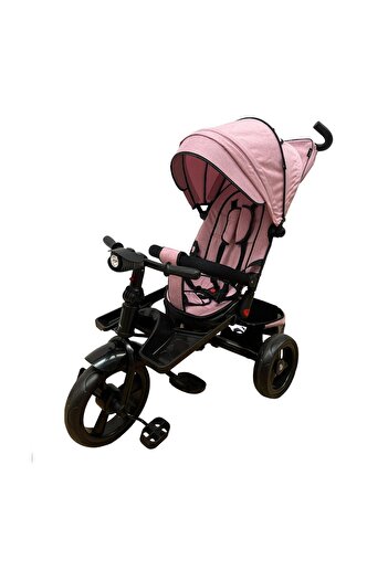 L-Sun Reversible Seat Tricycle with Music and Lights SL02 Pink