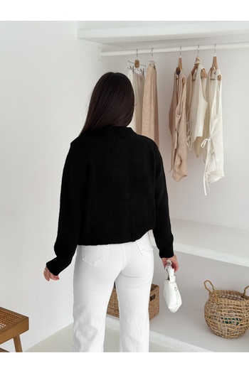 SLAW REZZ Bow Detailed Knitwear Cardigan