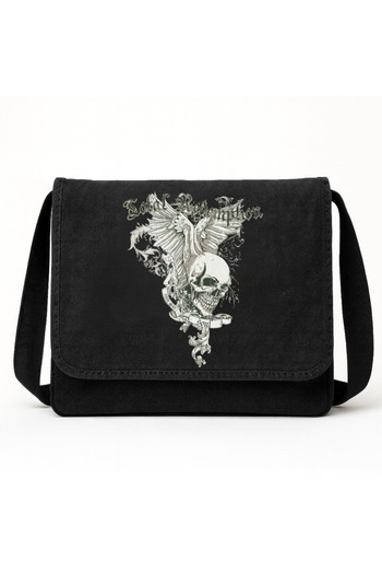 DEEFWEAR Printed Vintage Unisex Denim Messenger Bag