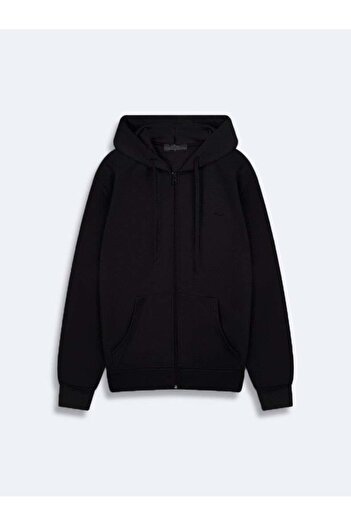 Ltb Vinessa Plain Hooded Zippered Regular Fit Sweatshirt 11268608660019