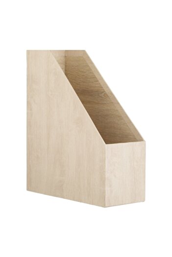 ANTBRO Document holder Antbro®, beige wood effect, 25.5 x 10.3 x 30 cm