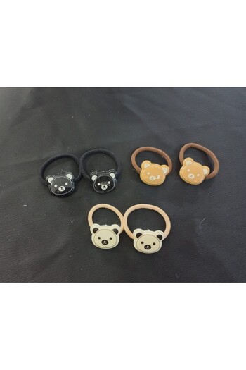 Lissa Aksesuar Children's Panda Buckle Set of 3