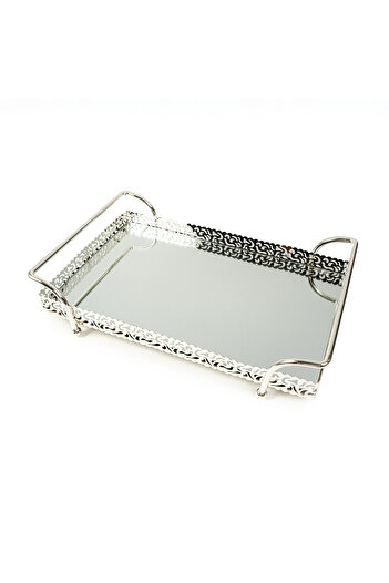aljahwari Large silver single mirror mutation size 32*46