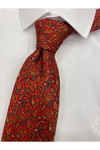 Cacharel Woven Patterned Fabric Tie
