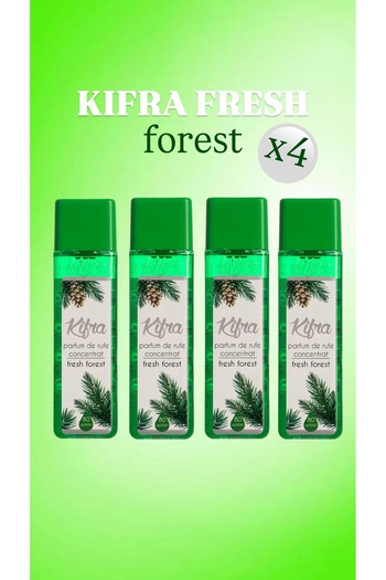 kifra Set of 4 Concentrated Laundry Perfumes, Fresh Forest, 4x 200 ml
