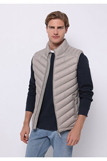 Colin's Slim Fit Men's Beige Vest