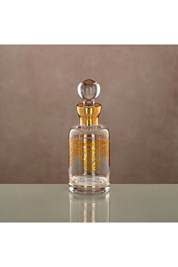 Generic Almarjan Perfume Bottle Clear & Gold 16.5 tola