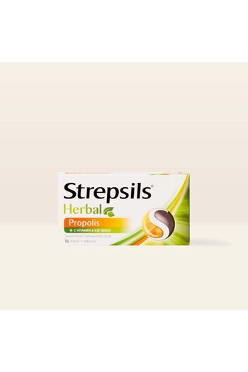 STREPSİLS Herbal Propolis 16 Pastil