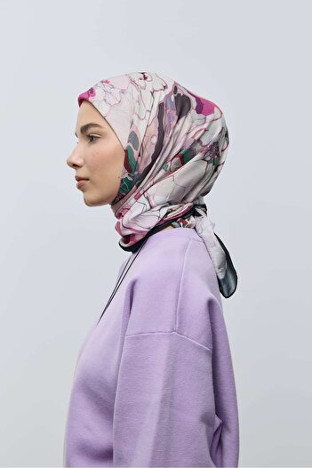 Modakaşmir Marbled Pattern Bamboo Scarf