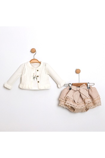 Öztürkpartievi Hanna 3-Piece Baby Girl Set
