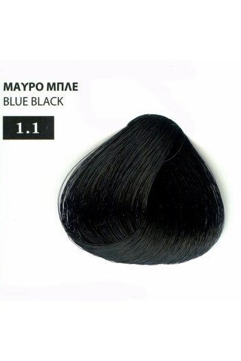 EXCLUSIVE PROFESSIONAL Hair Dye, Exclusive Professional, nr1.1 Blue Black, 100ml with Olive Oil