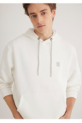 Mavi Logo Embroidered Loose Fit Sweatshirt