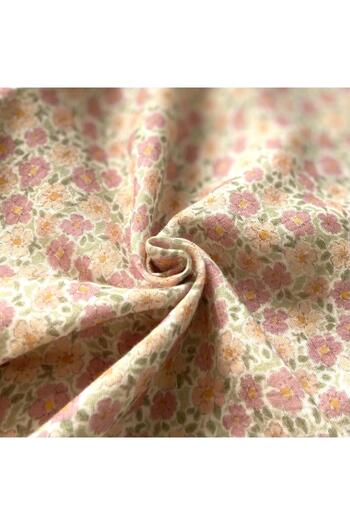 Zezig Vintage Bloom - Green Muslin Blanket