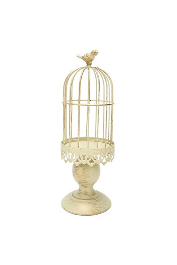 Generic Luqeeg Birdcage Candle Holder, Decorative Bird Cages Metal Candlestick, Delicate and Elegant Retro