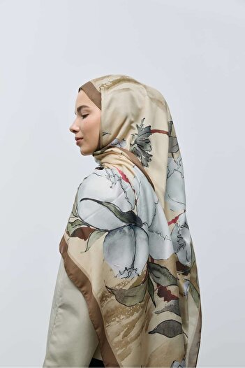 Modakaşmir Nileya Pattern Cotton Shawl