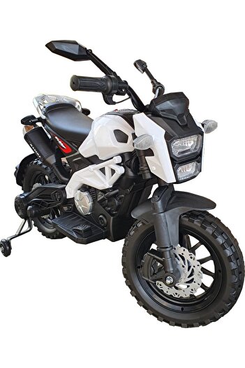 NOVOKIDS NOVOKIDS™ Enduro Moto Maxima Battery-Powered Electric Motorcycle for Kids, White
