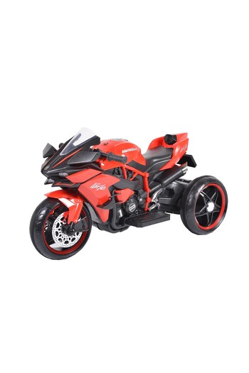 NOVOKIDS NOVOKIDS™ Ninja Trio Motocross Battery-Powered Electric Motorcycle for Kids, Red
