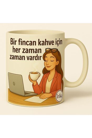 irişka Mug Cup with Picture Printed on It 9X8.5 cm