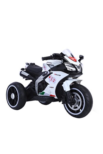 NOVOKIDS NOVOKIDS™ Aprilia Panorama Edition Battery-Powered Electric Motorcycle for Kids, White
