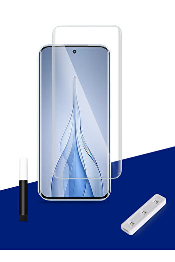 Wtech Tecno Pova Slim 5G 2025 Curved Edges UV Full Glue Full Tempered Glass Screen Protector Clear