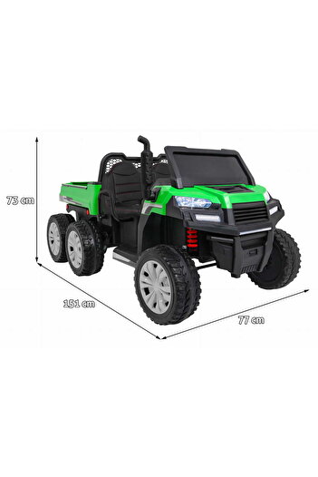 NOVOKIDS NOVOKIDS™ Farmer Beast Buggy Battery-Powered Electric Car for Children, Green