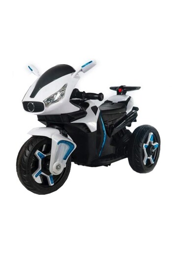 NOVOKIDS NOVOKIDS™ Shadow Motor Battery-Powered Electric Motorcycle for Kids, White