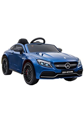 NOVOKIDS NOVOKIDS™ Mercedes C63S AMG Coupe Battery-Powered Electric Car for Kids, Blue