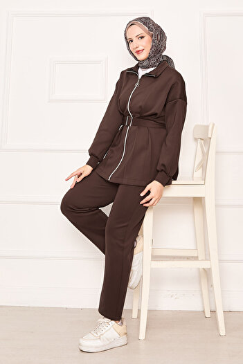 EBRUTESETTÜR Pile Detailed Zippered Double Suit