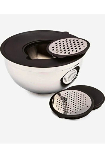 ENASHOP 5-Piece Grater Mixing and Storage Container