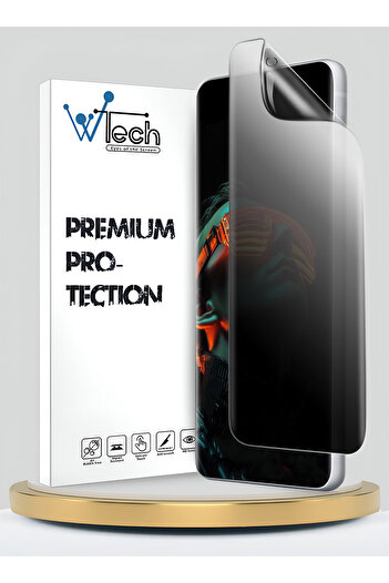 Wtech Tecno Pova Curve 5G 2025 Hydrogel Anti Spy / Anti Privacy Film Thin and Flexible Clear