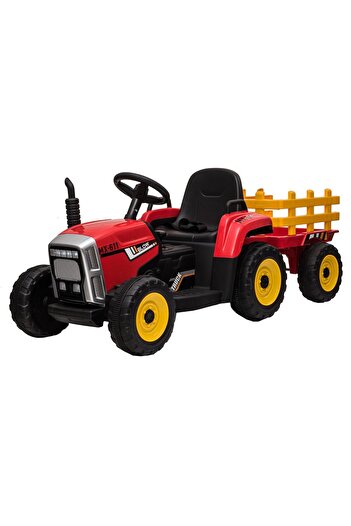 NOVOKIDS XXL Electric Tractor with Battery for Children NOVOKIDS™ Little Farmer, Red