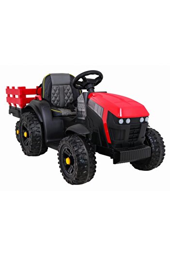 NOVOKIDS XXL Electric Tractor with Battery for Children NOVOKIDS™ Super Tytan Farmer, Red