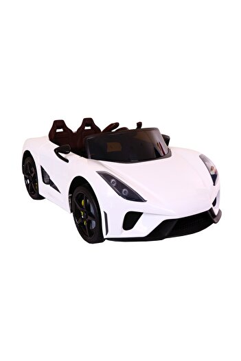 NOVOKIDS NOVOKIDS™ Famous Racer Battery-Powered Electric Car for Children, White
