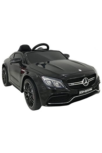 NOVOKIDS NOVOKIDS™ Mercedes C63S AMG Coupe Battery-Powered Electric Car for Kids, Black